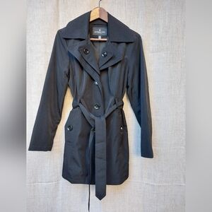 London Fog Black Trench Coat
